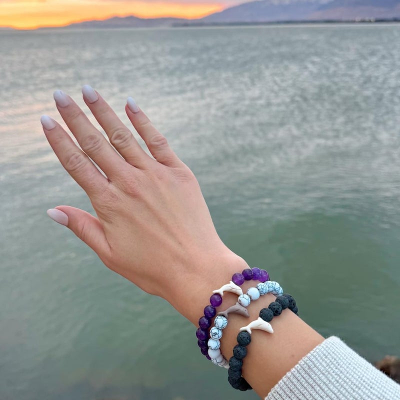 Fahlo Dolphin Tracking Bracelet, Elastic, supports FIU Marine Conservation, one size fits most for Men and Women - Image 2